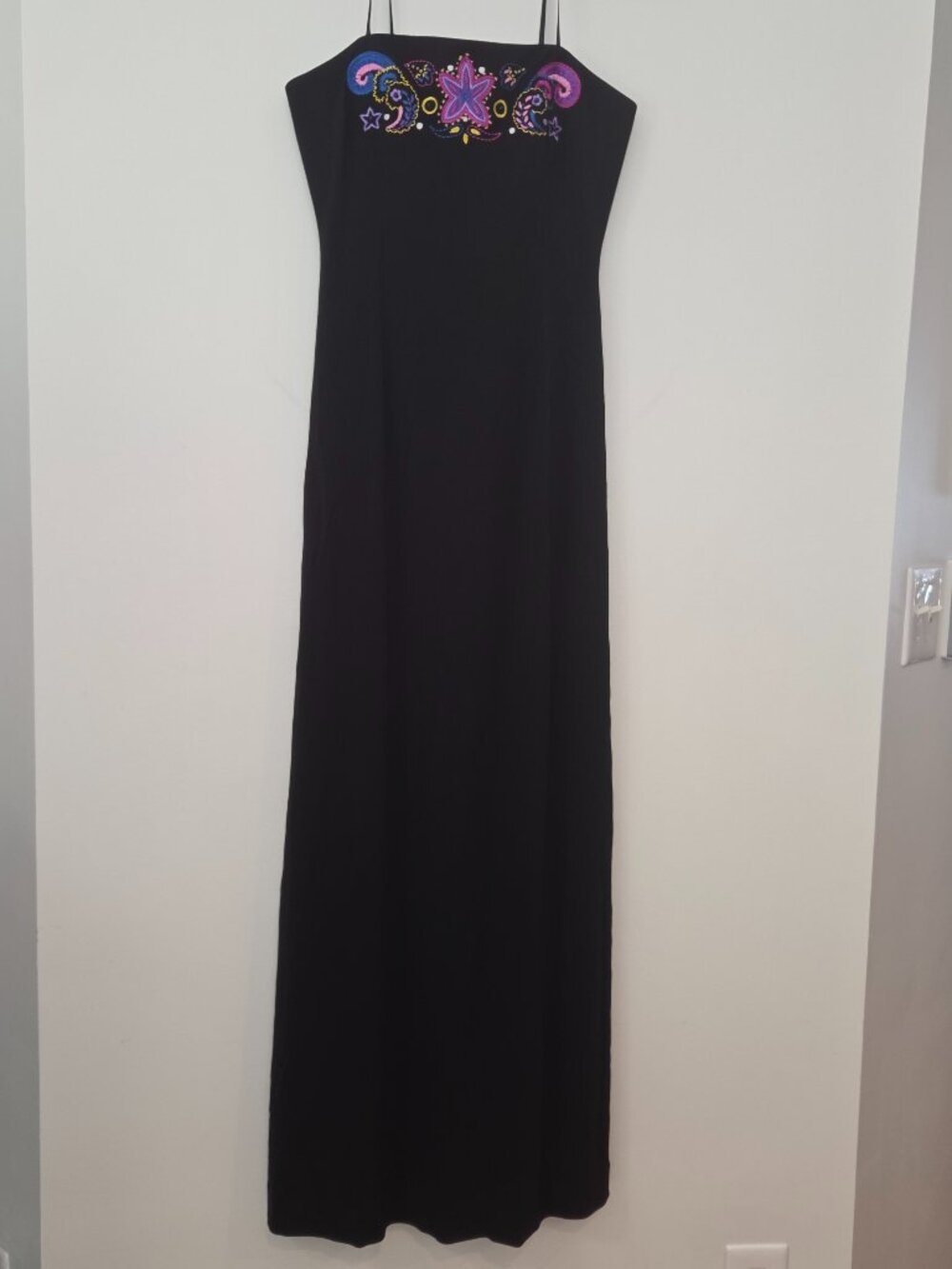 Vintage Embroidered Maxi Dress
